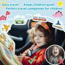 Aurasys Toddler Busy Board - Montessori Busy Book Travel Toys Sensory Board Educational Activity Book for Learning Fine Motor Skills, Gifts for Girls Boys Toddler