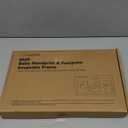 KeaBabies Baby Hand and Footprint Kit - Clay Handprint Keepsake Frame, Newborn Nursery Picture Frame, Personalized New Mom Gifts for Baby First Christmas Shower (Alpine White) (Duo Frame, 13" x 7.8")