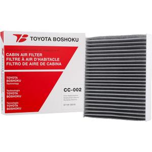 Toyota Boshoku (TB) Cabin Air Filter, Engineered as Direct Replacement of 87139-58010 Fits 2018-2024 Toyota Camry 2.5L GAS; 2018-2026 Camry 2.5L HYBRID; 2016-2022 Lexus RX350 3.5L GAS