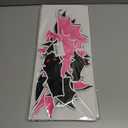 2 x 20Pcs Halloween Garage Decoration Magnet Stickers Black Pink Bat Refrigerator Decals Magnet Stickers for Party Home Door Dishwasher Decor