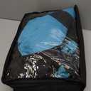 CAR PASS Universal 13PCS 3D Air Mesh-100% Breathable Seat Covers Full Sets, Steering Wheel&Belt Cover, Airbag and Rear Split Bench Compatible for 90% Automotive SUV Truck Cute Women Black Water Blue