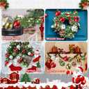 3 x 12 Pcs 2.4 Inch Christmas Ball Ornaments for Tree,Red and Green Glittering Hanging Bulbs Pendants for Christmas Tree Decorations