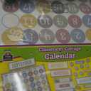 Teacher Created Resources Classroom Cottage Calendar Bulletin Board (TCR7173), 109 Pieces
