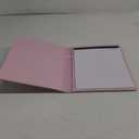 Pacific Mailer Padfolio Portfolio Leather Binder, Interview Legal Document Organizer, Business Card Holder Included Letter Sized Writing Pad [Pink, Piano Noir Faux Leather Matte Finish]  (Padfolio (9.75" x 12.5" x 1")