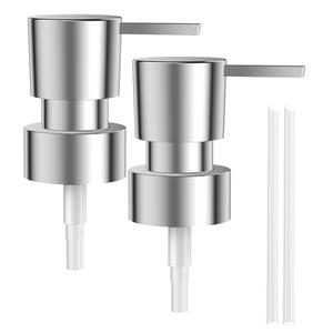 Pack of 2, Soap Dispenser Pump Replacement 2PCS Soap Pump Replacement Head, Reusable Hand Soap Dispenser Top for Lotion Bottles