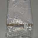 BAROSSA Design 54 inch Wide Stall Shower Curtain Liner with 3 Magnets - PEVA, Waterproof, PVC Free, Metal Grommets, Clear, 54x72