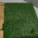LOOBANI Dog Grass Pad with Tray - Dog Litter Box - Indoor Potty for Apartment and Patio Training - with 2 Packs Grass Pee Pads for Replacement, 2030 Inch