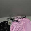 Lixinya Child Girls Pink Satin Ladys Jacket 50S Pink Satin Jacket Halloween Costumes Little Girls' Coat Size XL