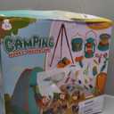 Meland Kids Camping Set with Tent - Toddler Toys for Boys with Campfire, Camping Toys for Kids Indoor Outdoor Pretend Play, Gift Idea for Boys Age 3,4,5,6 Year Old Birthday Christmas (Green), Child-size