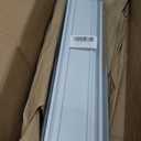 Cordless Zebra Blinds for Indoor Windows,17" W x 72" H,White