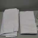 FreshCulture King Flat Sheets Only 2 Pack - Hotel Quality Flat Bed Sheets - Brushed Microfiber - Ultra Soft & Breathable - Wrinkle-Free - Easy Care - Flat Sheets Only King Size (White)