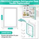 Upgraded 241872513 Refrigerator Door Gasket Replacement for Frigidaire Kenmore Refrigerator Seal, Fridge Door Gasket Replace Part 240514608, 241872506, 240370906 Fridge Door Gasket Seal 42''x28.5''