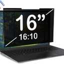 Magnetic Laptop Privacy Screen 16 inch for 16:10 Computer Monitor, Removable Anti-Glare Screen Privacy Shield, Screen Filter and Protector for Laptop (13 9/16"  8 1/2"), Fits (WUXGA 19201200)