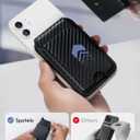 for MagSafe Wallet with Stand, Adjustable Stand Magnetic Wallet for iPhone, RIFD Blocking Phone Credit Card Holder for iPhone 17/16/15/14/13/12 Series, Not for iPhone 13/12 Mini, Black