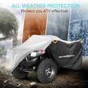 NEVERLAND ATV Cover Waterproof Heavy Duty XXXL Universal Quad Cover Outdoor Storage Cover 4 Wheeler Rain Cover All Weather for Polaris Sportsman Yamaha Honda Kawasaki Quad Bike