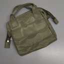 Kawaii Lunch Bag with Kawaii Pins - Aesthetic Reusable Insulated Lunch Tote Bag for Women, Green, Large