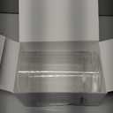 ARIAMOTION Hurricane Candle Holder for Pillar Glass Cylinder Vase Modern Rustic Centerpiece Clear Seeded Home Decor for Kitchen Table Living Room 8" H 1 Pack