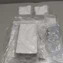 Peg Board, 4 Pack PP Plastic Pegboard Panels, White Pegboards Wall Organizer, Heavy Duty Peg Board for Walls Home, Garage Tool Storage, Office Organization, Craft Room, Kitchen