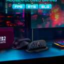 SUPCASE for Nintendo Switch 2 Mouse Grip, [2 Pack] [Ergonomic Design] [Aim Assist] Shooter Games Mouse Grip Adapter Compatible with Switch 2 Joy Con Controllers 2025, Black