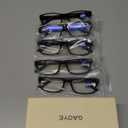 Gaoye Professional Reading Glasses for All Day - Computer Readers with Blue Light Protection - Value Pack (B1-5 Pack Light Black)