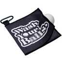 5 x Funny Gifts for Men, Gag Golf Towel- Funny Golf Towel with 4 Unique Golfing Stickers - Unique Golf Gifts for Men for Cool Golf Stocking Stuffer for Christmas, Birthday