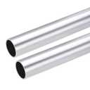 uxcell 6063 Aluminum Round Tube, 28mm OD 25mm Inner Dia 300mm Length Seamless Straight Tubing 2 Pcs