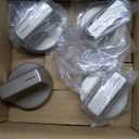 W11517331 W11117415 for Whirlpool Gas Stove Knobs (4pcs) Replacement Part W10850027,Compatible with Whirlpool Range Stove Knob Number WEC310S0LS1, WEE515S0LZ1, WEC310S0LS2, WEE745H0FS1, WEE745H0FS0