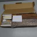 Wall Vase Set of 4  Wooden Hanging Vases with Pampas Grass & Eucalyptus Dried Flowers  Modern Farmhouse Home Decor for Living Room, Entryway, Bathroom, Hallway & Dining Room