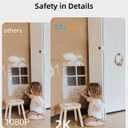 blurams Security Camera 2K, Baby Monitor Dog Camera 360-degree for Home Security w/Smart Motion Tracking, Phone App, IR Night Vision, Siren, Works with Alexa & Google Assistant & IFTTT, 2-Way Audio