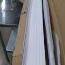 LARWORKS WPC Slat Wall Panels 8 Pack 96" x 6.6", Waterproof Fluted Wall Paneling, Accent 3D Wall Panel for Wall Decor, Bathroom, Bedroom, Office - High Grille Walnut (Cover Approx.35 sq.ft)