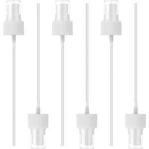 salbsever 6 Pack Spray Bottle Top, Spray Bottle Nozzle Sprayer Tops Replacement Pump Plastic for Essential Oil Bottles, White