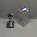 Soilsiu Bedside Table Lamp for Bedroom - Touch Small Lamp with USB C+A Charging Ports & AC Outlets, 3 Way Dimmable Nightstand Light for Living Room (LED Bulb Included, Grey)