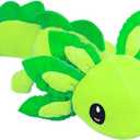 ZEKLZD Axolotl Plush Toy,14" Axolotl Stuffed Animal,Salamander Axolotl Plush Doll Gifts for Boys Girls Birthday Christmas, New Year (Green)