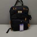 RUVALINO Diaper Bag Backpack, Multifunction Travel Pack Maternity Baby Changing Bags, Large Capacity, Waterproof, Black