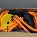 Agility Speed Training Hurdles, Adjustable Agility Training Hurdles for Football, Basketball, Soccer Hurdles Training Equipment Set of 6 with Bag