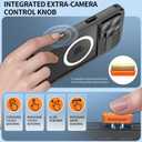 for iPhone 16 Pro Max Waterproof Case, with Built-in Screen Protector Dustproof Shockproof [Compatible with MagSafe] Full Body Underwater Protective Phone Cover for iPhone 16 Pro Max 6.9" (Black)