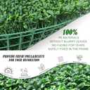 12Pcs Artificial Boxwood Decoration Backdrop Greenery Covering Hedge Wall Panels UV-Anti Grass Wall Decor Privacy Hedge Screen Fence Decor,10"X10" (10"X10" 12P)