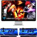 GWALSNTH 3D Pandora Box 18S Pro Arcade Games Console,36800 in 1 HD Video Game Machine,WiFi Function,Search/Save/Hide/Pause Games,Up to 4 Players,Sparated Joysticks, 64 X 22 X 6 Cm