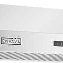 Empava Under Cabinet Range Hood, Ducted/Ductless(Charcoal-filter Sold Separately), Touch Control, 3-Speed, 400 CFM Stainless Steel, 30 in. RH07