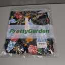 PRETTYGARDEN Women's Summer Midi Bodycon Dresses One Shoulder Strappy Tiered Ruffle Floral Boho Sun Dress (XL)