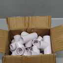 QWORK 4 Way 3/4" Elbow PVC Fitting Connector, 10 Pack, Furniture Grade, for Building Furniture and Structures, White