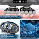 IeBilif Massage Gun, 42 Head Foot Back Neck Shoulder Massager with 9 Adjustable Multi-Modes & Intensities, Fascia Gun for Athletes, Birthday Gifts for Men