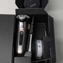 Philips Norelco Shaver i9000, Wet & Dry Electric Shaver, Dark Slate, SenseIQ Technology, Triple Lift & Cut System, 360 Rotating Dual SteelPrecision Precision Blades, Quick Clean Pod, X9002/82