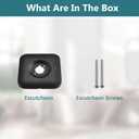 Replacement Escutcheon Plate, Compatible with Moen Genta LX Posi-Temp, for One-Handle Tub and Shower Faucets, Single Metal Square Shower Escutcheon Kit, Oil Rubbed Bronze