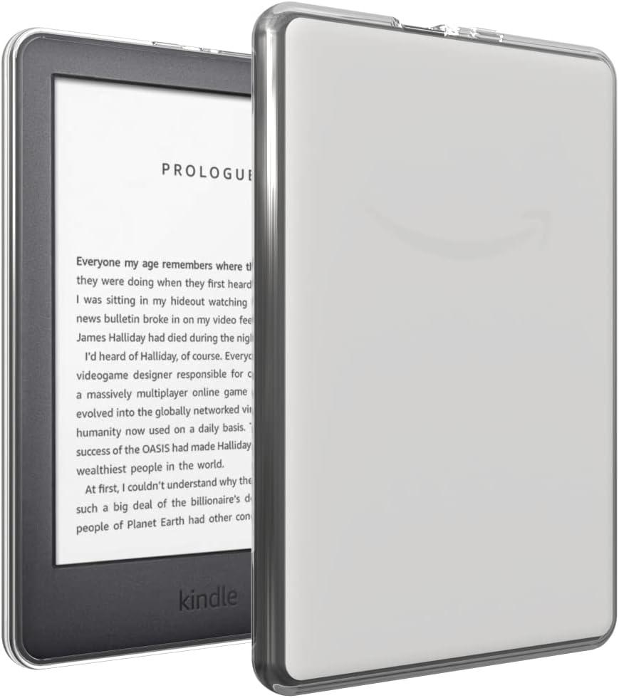 Puxicu Case for 6" All-New Kindle (11th Generation-2024/2022 Release), Slim Design Flexible Matte TPU Protective Cover for Kindle 11 2024/2022 E-Reader, Clear