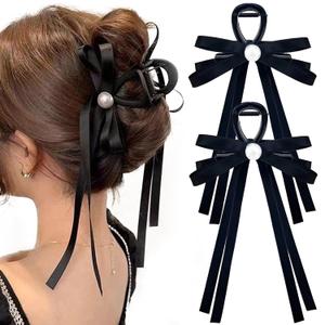 2 PACK Hair Claw Clips, Back To School Hair Clips for Thin Hair Large Cute Hair Claw Hair Barrettes Hair Accessories for Women Teachers Appreaction Present