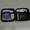 Wireless TENS & EMS Unit Back Pain Relief Massager - APP Controlled Bluetooth EMS Muscle Stimulator Machine for Back Shoulder Leg Neck Pain Relief (Purple)