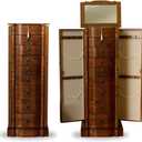 Hives and Honey Sheffield Standing Armoire Jewelry Cabinet, Walnut
