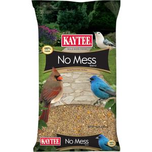 Kaytee Wild Bird (No Mess or Waste Free) Food Seed Blend For Blue Jays, Woodpeckers, Juncos, Cardinals, Grosbeaks, Sparrows, and Finches, 10 Pound,