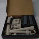 Solar Pool Fountain with 8-Color 6-Mode RGBIC LED Lights, Above/Inground Solar Lights with Remote, 360Adjustable Dual Spray Waterfall Sprinkler Fountain for Relaxation & Cooling 10-20F